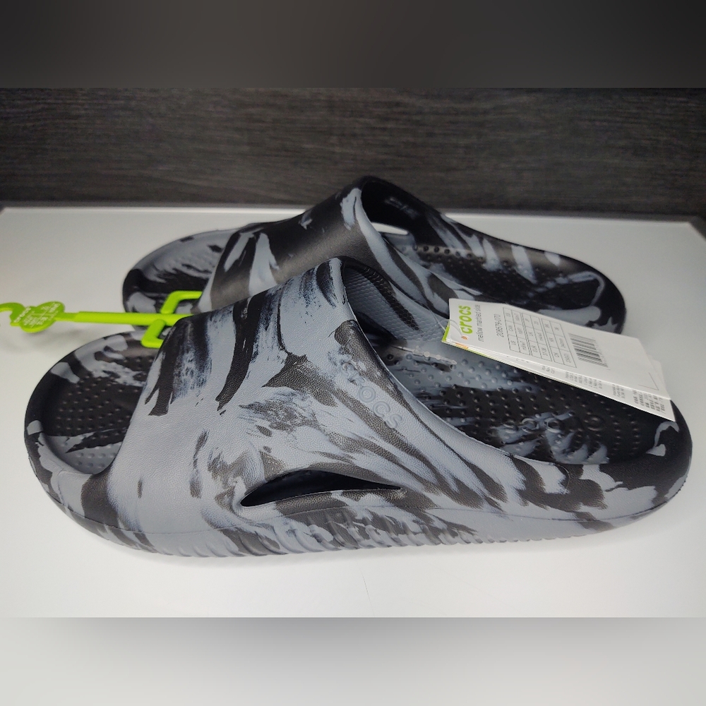 Crocs Unisex-Adult Mellow Marbled Recovery Slides